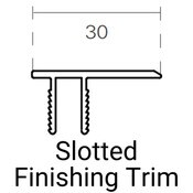 Knotwood Cladding Slotted Finishing Trim Top Small Male 6500mm